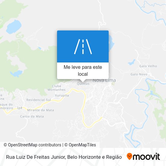 Rua Luiz De Freitas Junior mapa