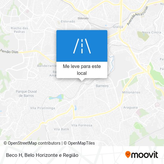 Beco H mapa