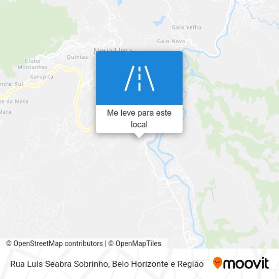 Rua Luís Seabra Sobrinho mapa