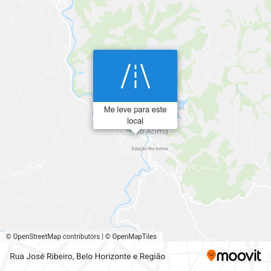 Rua José Ribeiro mapa