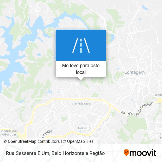 Rua Sessenta E Um mapa