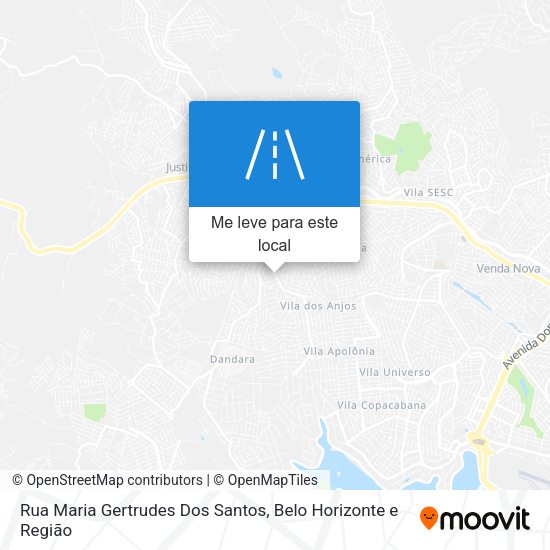 Rua Maria Gertrudes Dos Santos mapa