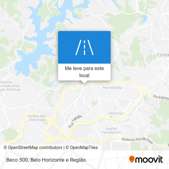 Beco 500 mapa
