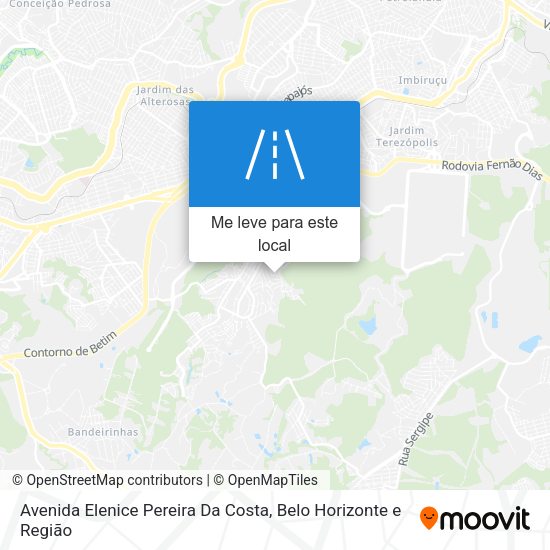 Avenida Elenice Pereira Da Costa mapa