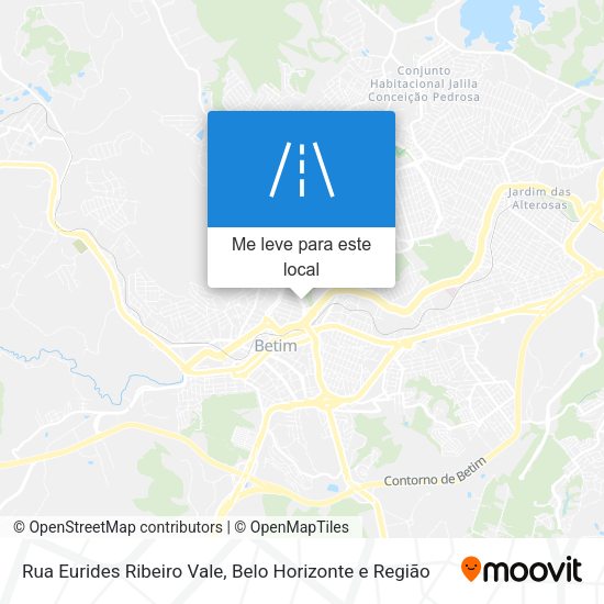 Rua Eurides Ribeiro Vale mapa