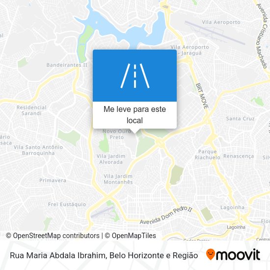 Rua Maria Abdala Ibrahim mapa