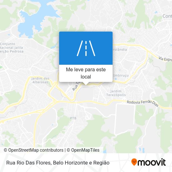 Rua Rio Das Flores mapa