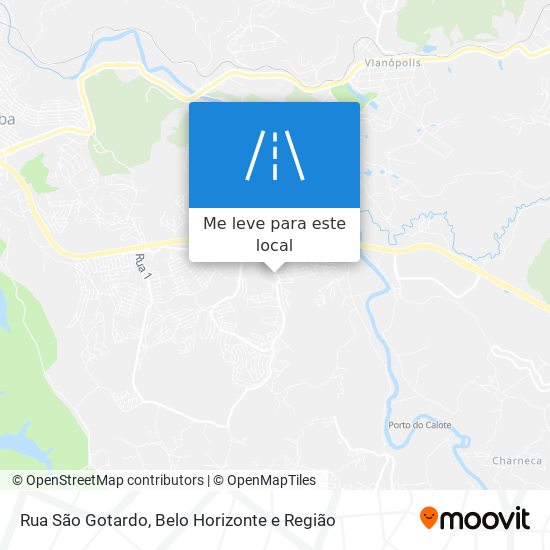 Rua São Gotardo mapa