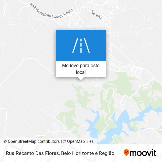 Rua Recanto Das Flores mapa
