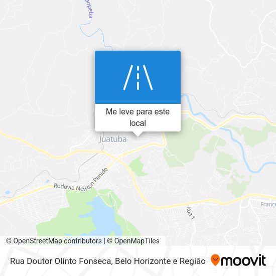 Rua Doutor Olinto Fonseca mapa