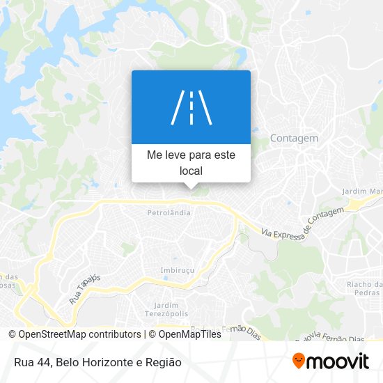 Rua 44 mapa