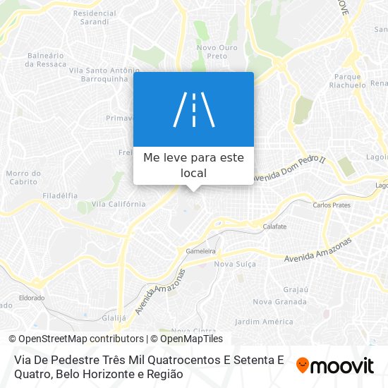 Via De Pedestre Três Mil Quatrocentos E Setenta E Quatro mapa