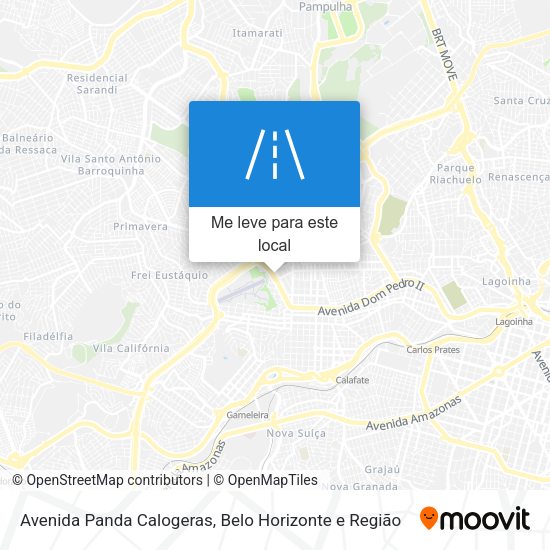 Avenida Panda Calogeras mapa