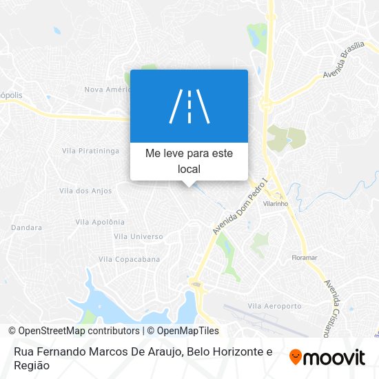 Rua Fernando Marcos De Araujo mapa
