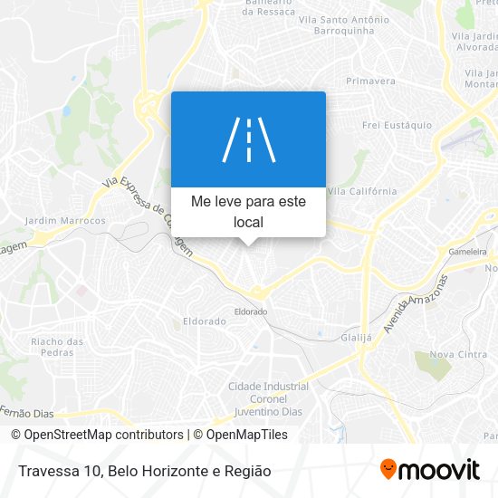 Travessa 10 mapa