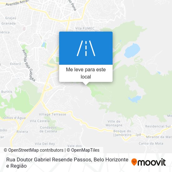 Rua Doutor Gabriel Resende Passos mapa