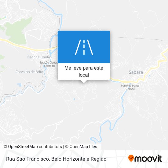 Rua Sao Francisco mapa