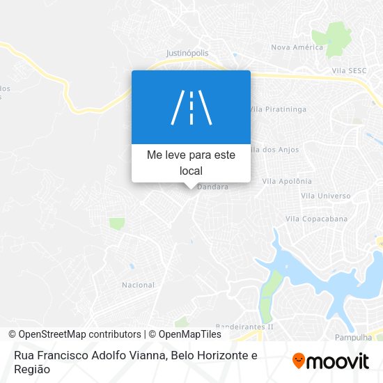 Rua Francisco Adolfo Vianna mapa