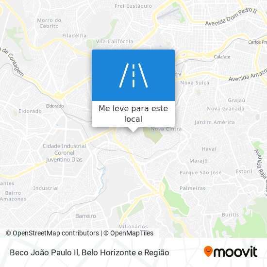 Beco João Paulo Il mapa