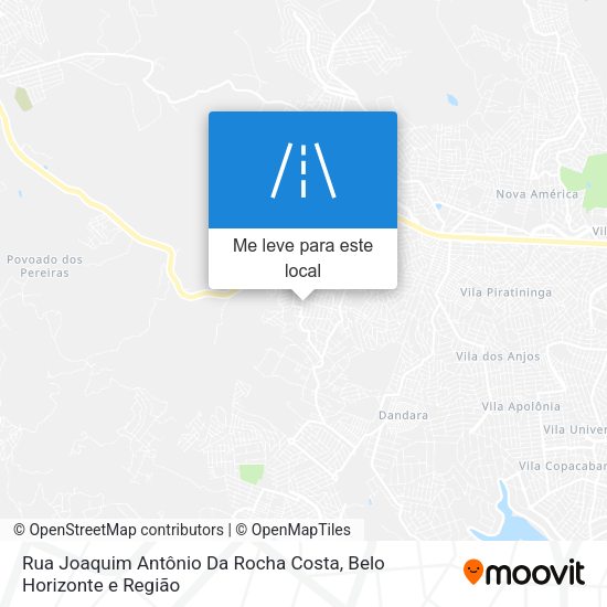 Rua Joaquim Antônio Da Rocha Costa mapa