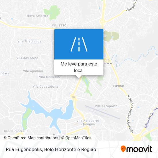 Rua Eugenopolis mapa