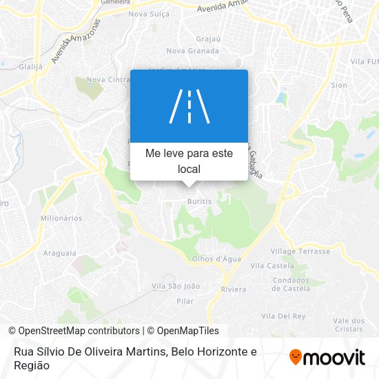 Rua Sílvio De Oliveira Martins mapa