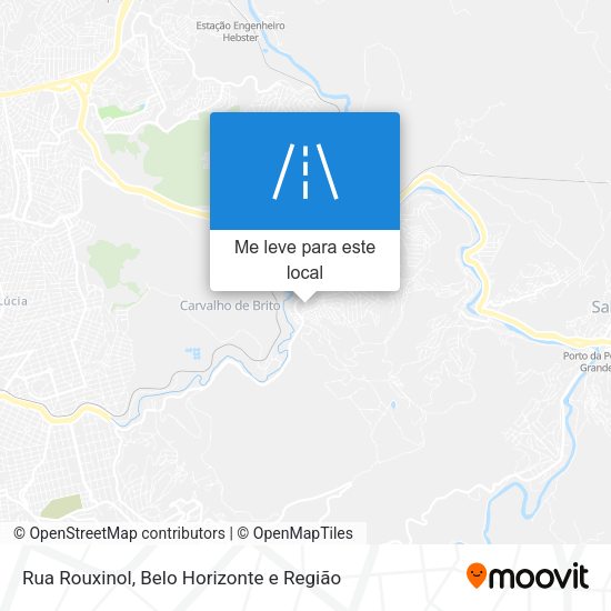 Rua Rouxinol mapa