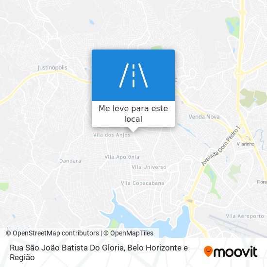 Rua São João Batista Do Gloria mapa