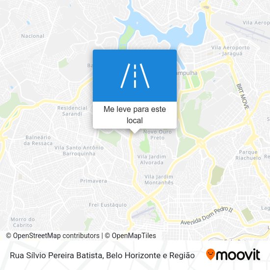Rua Sílvio Pereira Batista mapa