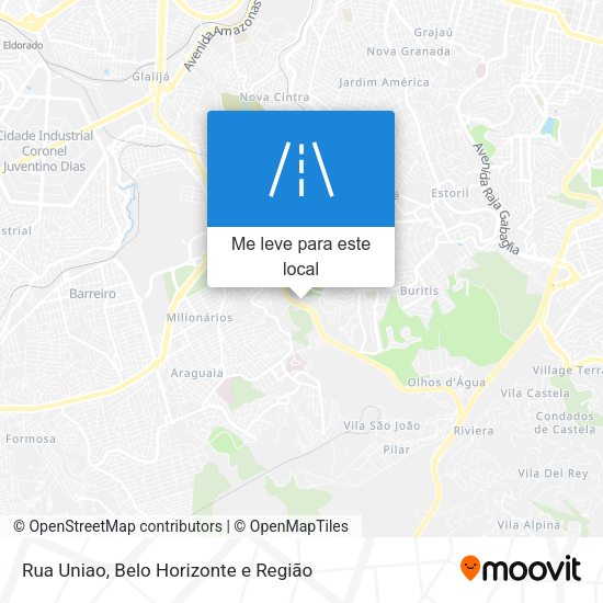 Rua Uniao mapa