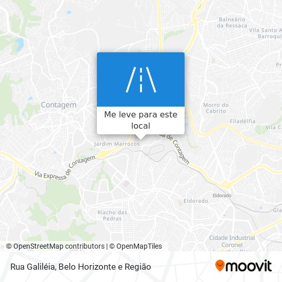 Rua Galiléia mapa