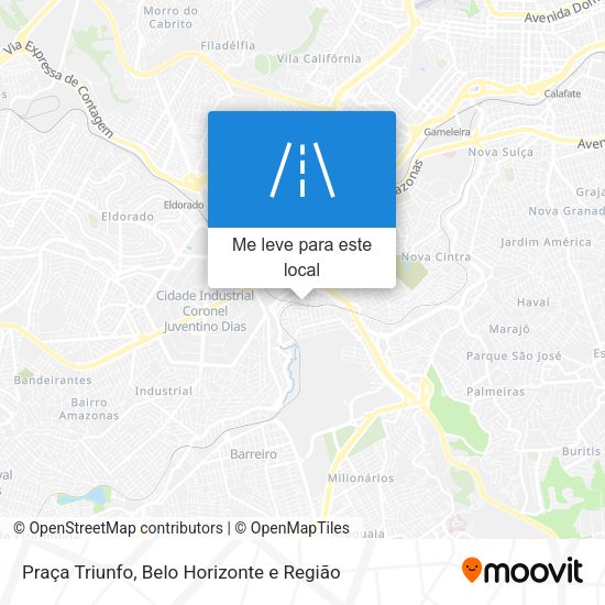 Praça Triunfo mapa