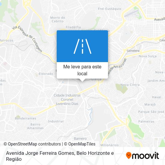 Avenida Jorge Ferreira Gomes mapa