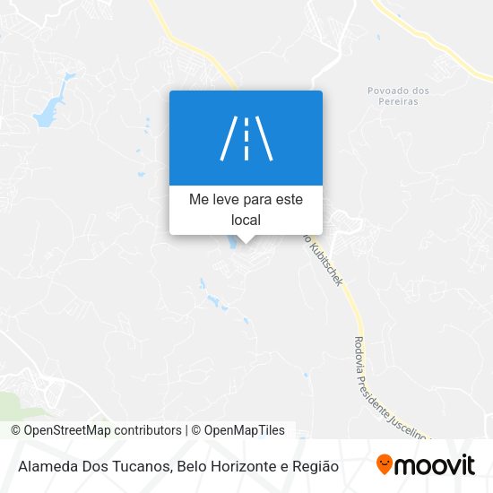 Alameda Dos Tucanos mapa
