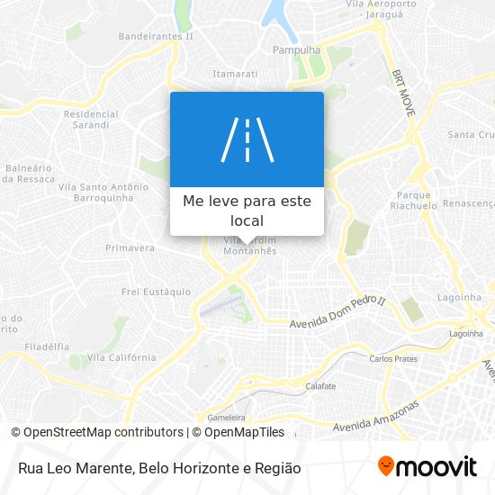 Rua Leo Marente mapa