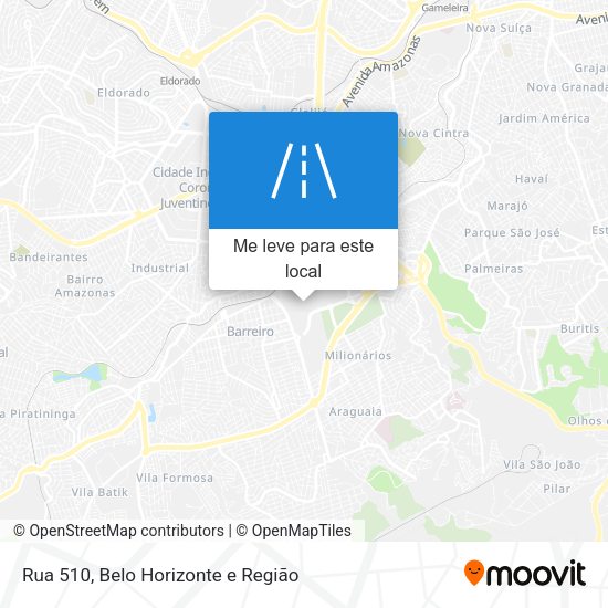 Rua 510 mapa