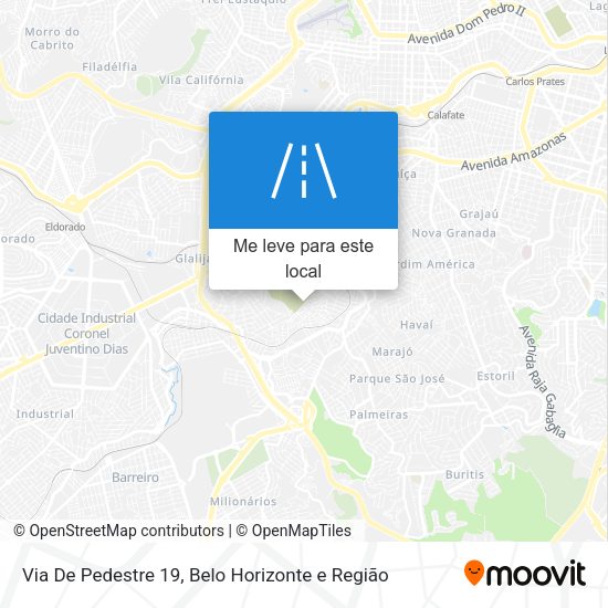 Via De Pedestre 19 mapa