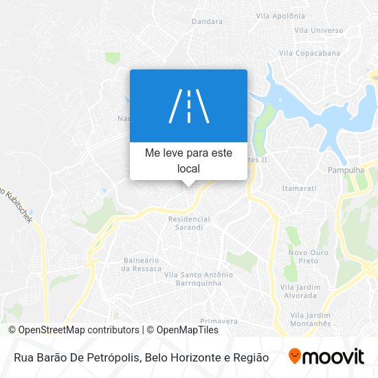 Rua Barão De Petrópolis mapa