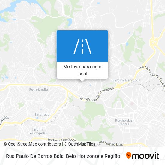 Rua Paulo De Barros Baía mapa
