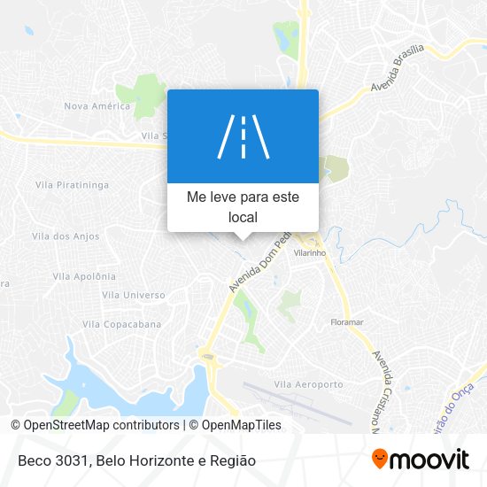 Beco 3031 mapa