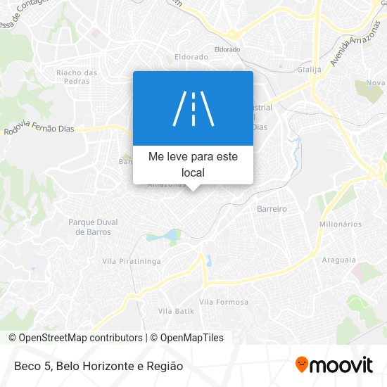 Beco 5 mapa