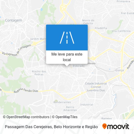 Passagem Das Cerejeiras mapa