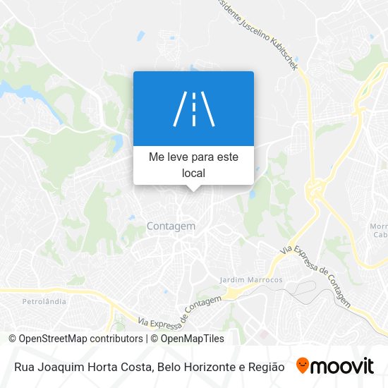 Rua Joaquim Horta Costa mapa