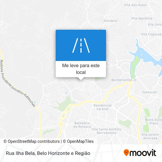 Rua Ilha Bela mapa