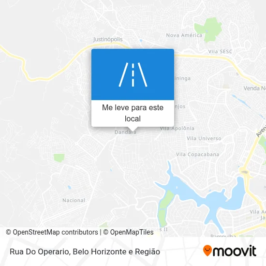 Rua Do Operario mapa