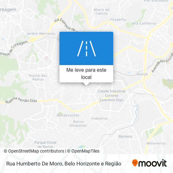 Rua Humberto De Moro mapa