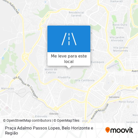 Praça Adalmo Passos Lopes mapa