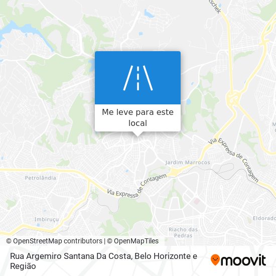 Rua Argemiro Santana Da Costa mapa