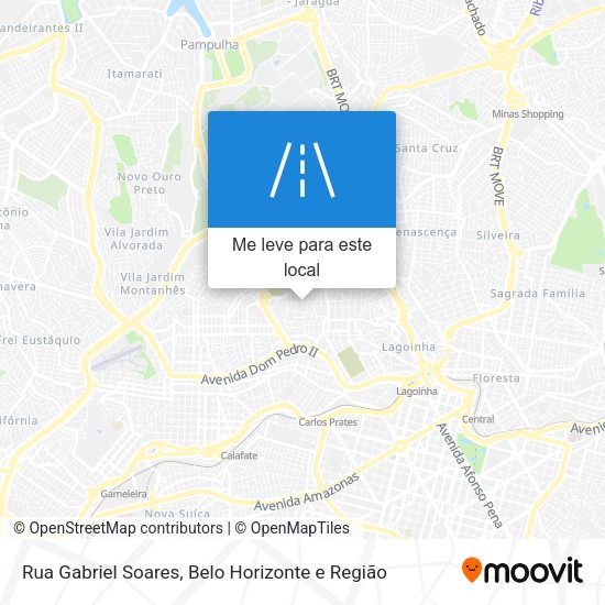 Rua Gabriel Soares mapa