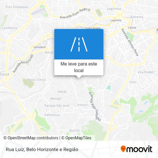 Rua Luiz mapa